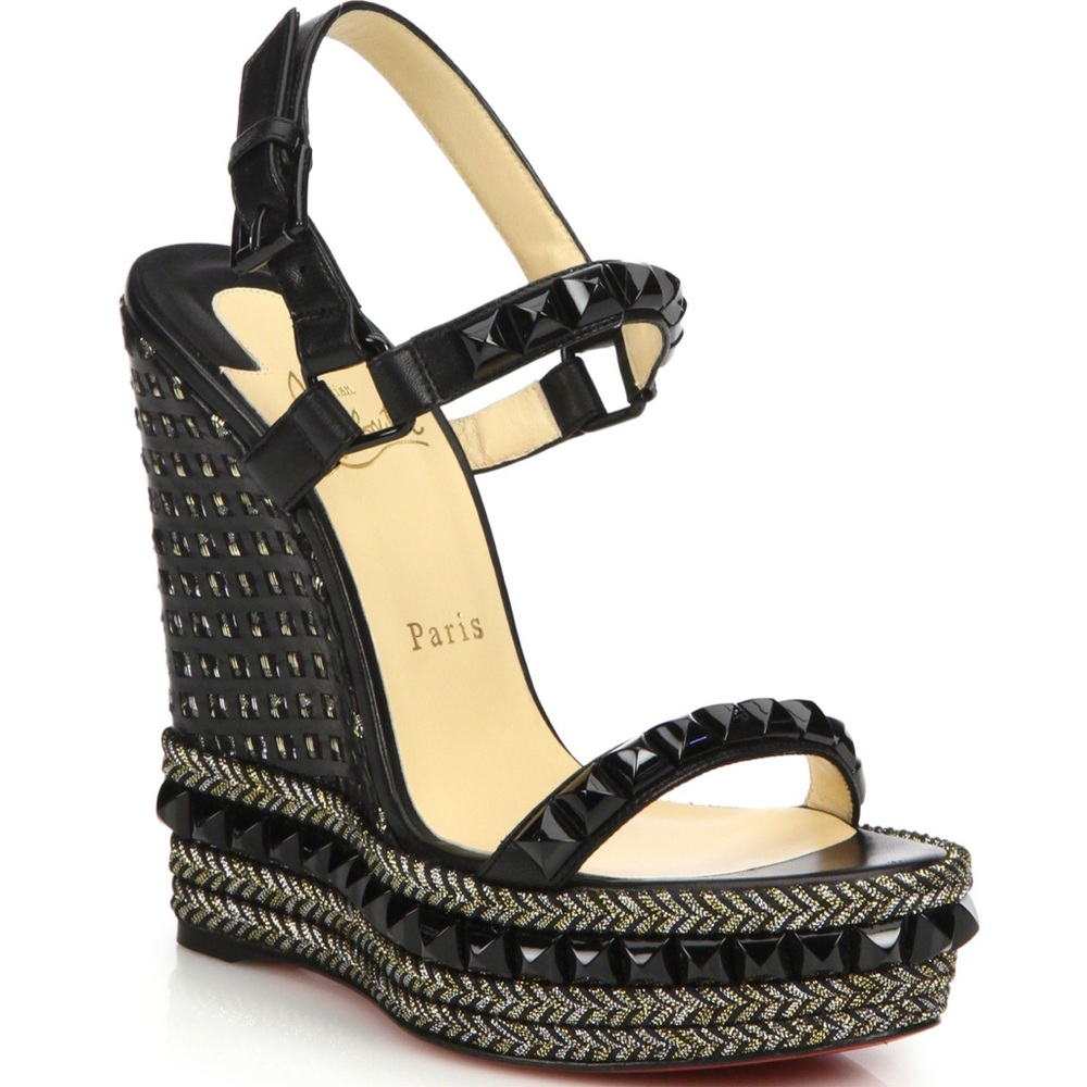 AUTHENTIC Christian Louboutin Cataclou Wedges